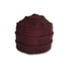 2 Shots espresso slouchy ribbed crochet beanie